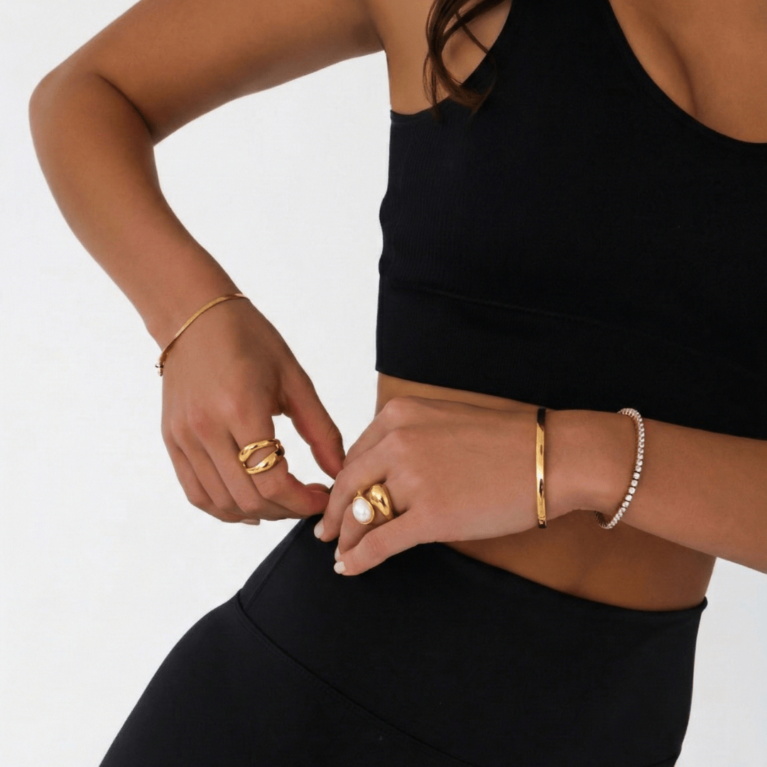 Anillo Drop y Perla