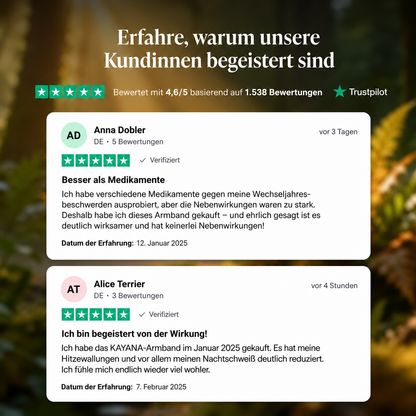 Kayana Armband | Deine natürliche Lösung für die Menopause